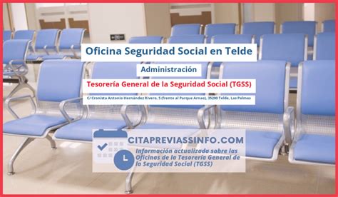 Cita en Tesoreria de Seguridad Social, Telde, C/ Cronista Antonio ...